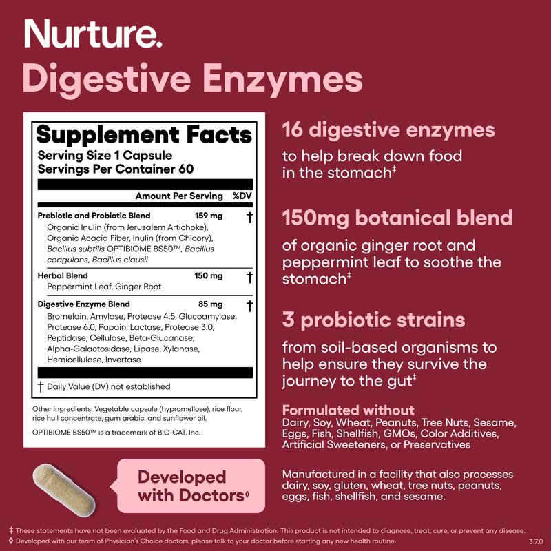 Nurture | Digestive Enzymes